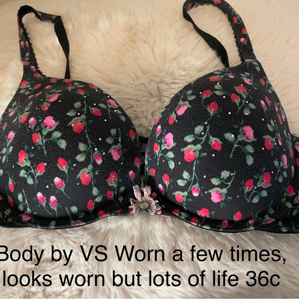 Body by Victoria Floral Push-Up Bra